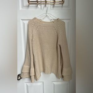 Fashion Nova Ruffled Sleeve Sweater